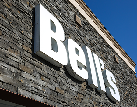 Bell's Front of Store